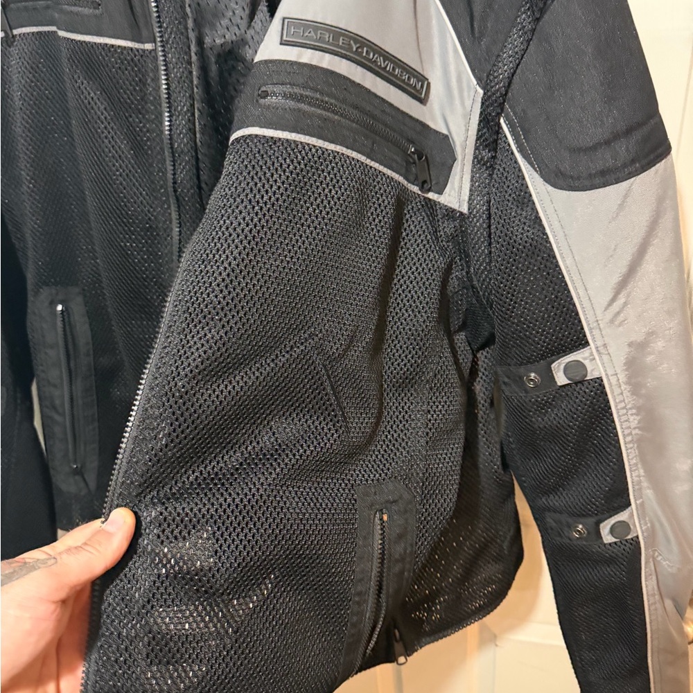 Harley-Davidson Mesh Black and Gray Performance Jacket